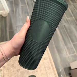 Starbucks Matte Textured Forest Green Travel Cup